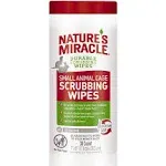 Nature's Miracle Small Animal Cage Scrubbing Wipes 30Ct