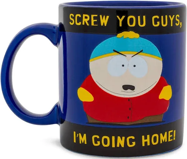 Silver Buffalo South Park Cartman Going Home Ceramic Mug