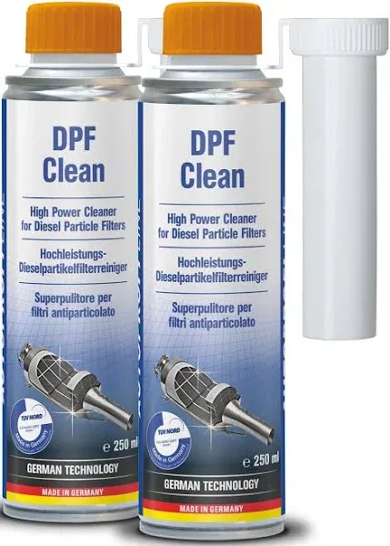 DPF Cleaner (for Diesel Particulate Filters) Made in Germany for Preventive Maintenance of Diesel Exhaust and Emissions systemss - 2 Pack