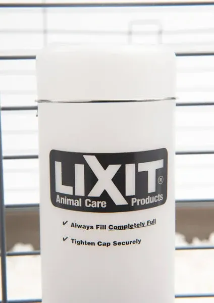 Lixit Pet Wide Mouth Water Bottle (16 oz), translucent, 8802