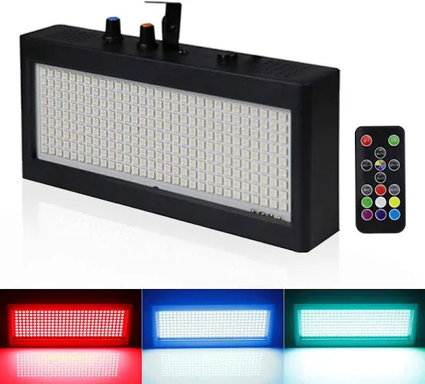 Stage Strobe Light, Super Bright Flash Stage Lighting, Sound Activated and Speed