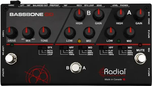 Radial Bassbone OD Bass Preamp