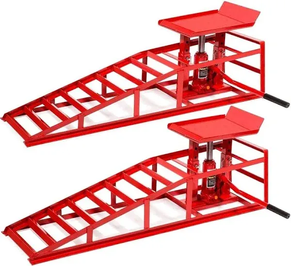 Stark USA 2 Pieces Auto Ramp Low Profile Car Lift Service Ramps Truck Trailer...