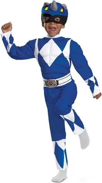 Disguise Toddler Power Rangers Blue Ranger Muscle Costume