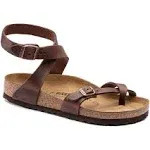 Birkenstock Women's Yara Sandal - 37 - Habana Oiled Leather