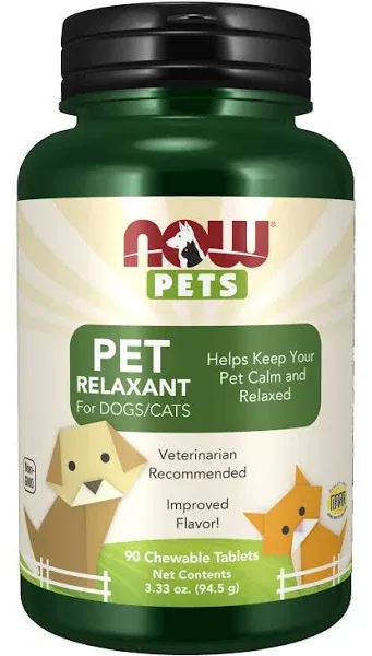 NOW Foods Pet Relaxant Chewable Tablets