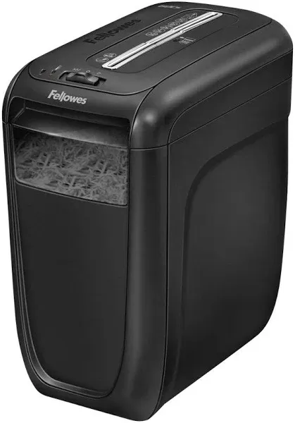 Fellowes 4606001 Cross-Cut Shredder, 10Sht Cap, 9-1/4-Inch x14-5/8-Inch x16-Inch , Black