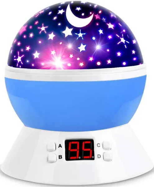 MOKOQI Star Night Light Projector for Boys with Timer - Kids Toys for 3-5 Year Old Boys - Birthday Gifts for 2-10 Year Old Toddler Boy Toys, Starry Sky Projection Lamp for Kids Room Wall Decor