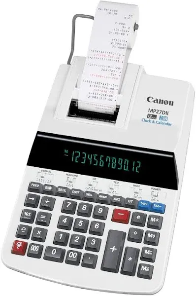 Canon MP27DII Printing Calculator