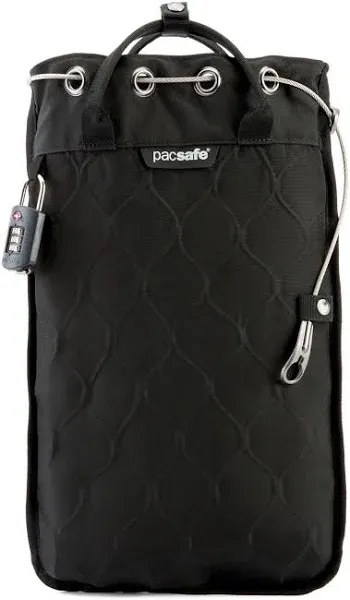 Pacsafe Travelsafe 5L GII Anti-Theft Travel Portable Safe Bag- Black