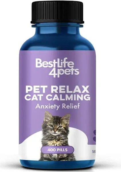 Pet Relax Anxiety and Stress Relief for Cats by BestLife4Pets