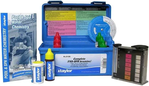 Taylor Complete Bromine FAS-DPD Test Kit K-2106