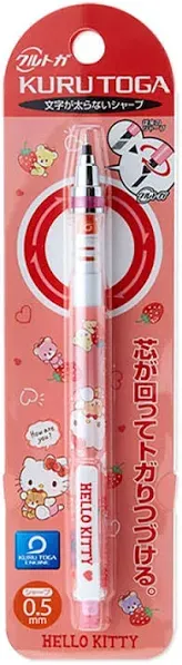 Sanrio Kuru Toga 0.5mm Mechanical Pencil Hello Kitty