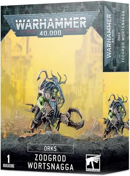 Games Workshop Warhammer 40k - Orks Zodgrod Wortsnagga,Black