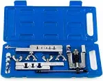 Flexzion Flaring & Swaging Tool Kit 45 Degree Tubing 1/8 to 3/4 inch for Soft Copper Tube Extrusion Type Water Gas Line Automotive Plumbing 14