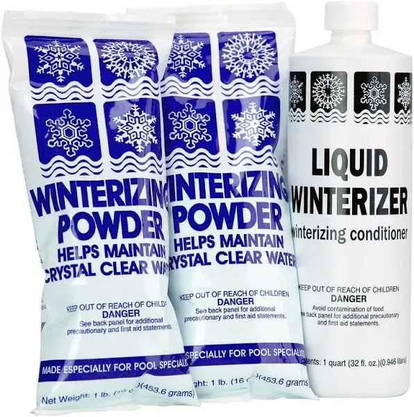 Rx Clear Swimming Pool Winter Chlorine Free Closing Kit Up To 20,000 Gallons