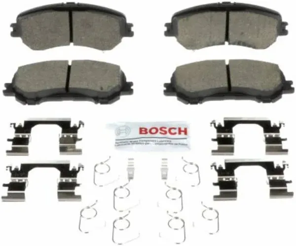 BOSCH BC1737 QuietCast Premium Ceramic Disc Brake Pad Set - Compatible With Select Nissan Rogue, Rogue Sport, X-Trail; FRONT