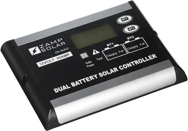 ZAMP SOLAR ZS-30AD 30 Amp Digital Dual Battery Solar Controller