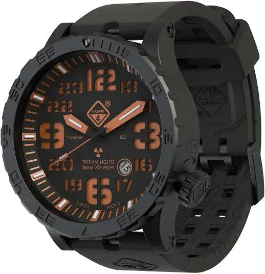 HAZARD 4 Heavy Water Diver™ : Titanium Tritium Dive-Watch