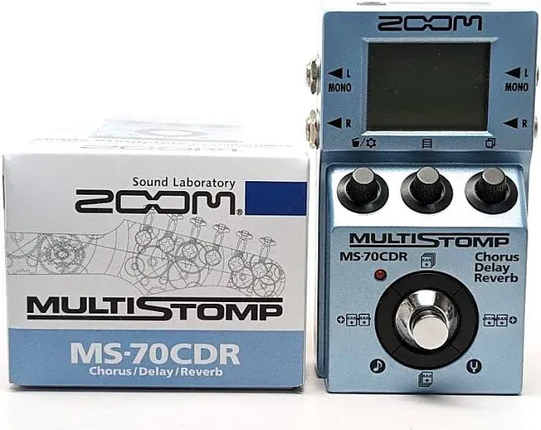 Zoom MS-70CDR MultiStomp | Reverb