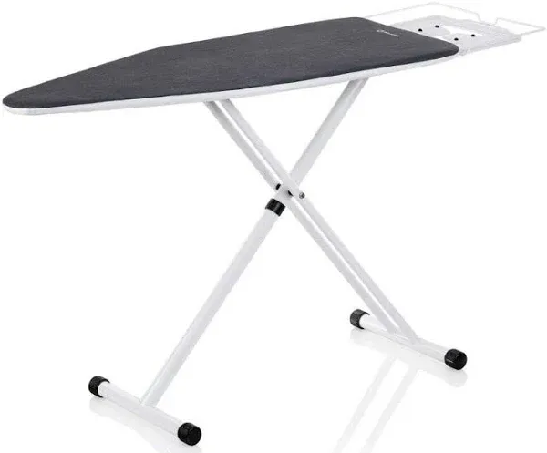 Reliable 120IB Home Ironing Board - Made in Italy Portable Ironing Board with Vera Foam Memory Foam Cover Pad, 7 Step Height Adjustment and Heavy-Duty Tube Frame Construction with Strong Iron Rest