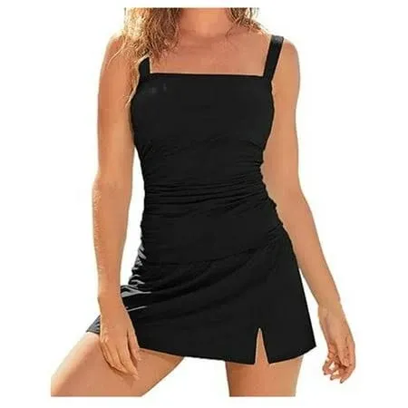 Chama Women's Tummy Control Tankini Swimsuit