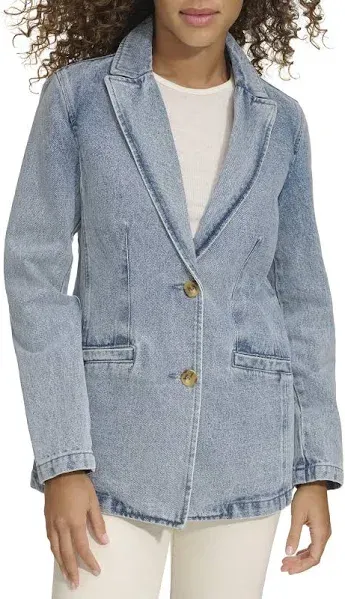 Levi's Women's Denim Single Breasted Blazer