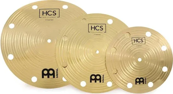 Meinl Cymbals HCS Smack Stack Cymbals - 10/12/14-inch