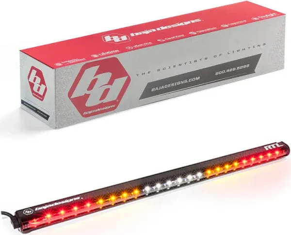 Baja Designs RTL 30&#034; Universal LED Rear Light Bar w/o Turn Signal - Clear