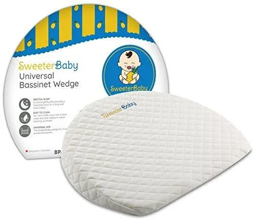 SweeterBaby Bassinet Wedge Baby Pillow