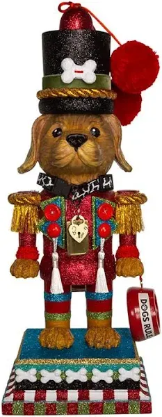 Kurt Adler 15" Hollywood Dogs Rule Nutcracker