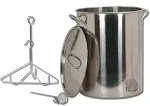 King Kooker 30-Quart Stainless Steel Turkey Pot Package