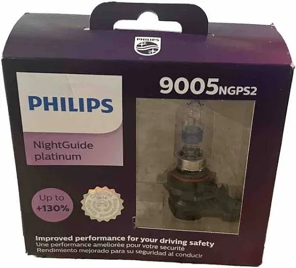 Philips NightGuide Platinum Headlight Bulb 9005NGPS2