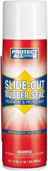 Slide-Out Rubber Seal Treatment for RVs / Cars / Motorcycles - 17 oz - Protect A