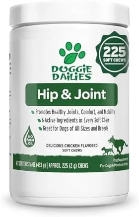 Doggie Dailies Hip & Joint Support for Dogs