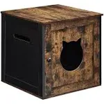 FEANDREA Cat Litter Box Furniture, Hidden Litter Box Enclosure Cabinet