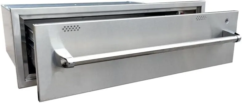 RCS R-Series 36 Inch Built-In 120V Electric Outdoor Warming Drawer RWD1