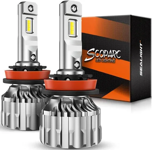 SEALIGHT Scoparc S6 H8/H9/H11/H16 LED Headlight Bulbs 9005/HB3