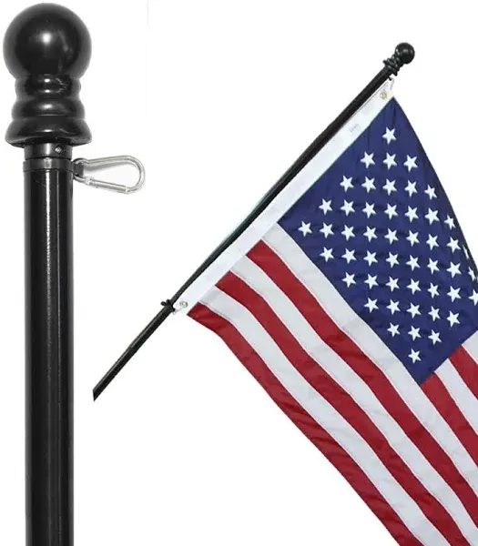 American Signature 6 ft Heavy-Duty Aluminum Tangle Free Spinning Flag Pole