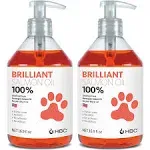 Brilliant Omega 3 Salmon Oil for Dogs &amp; Cats - Norwegian Fish Oil Supplement ...