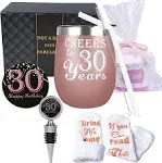 Meant2tobe | Birthday Gifts for 30 Year Old Women 30th Birthday Tumbler 30th, Gold