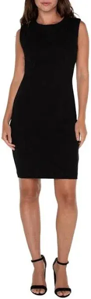 SLEEVELESS SHEATH DRESS