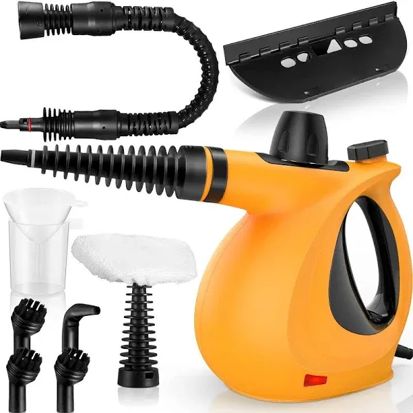 Handheld Steam Cleaner Pressurized Multi-Surface Steam Cleaner with 11pcs Accessories