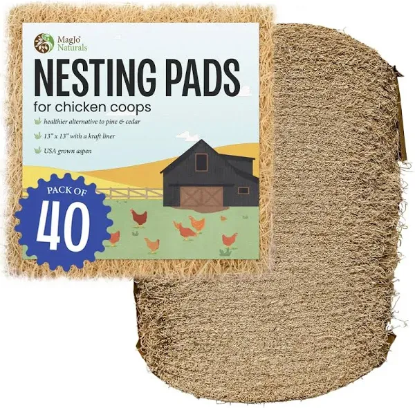 Magjo Pet Natural Aspen Shaving Nesting Liners