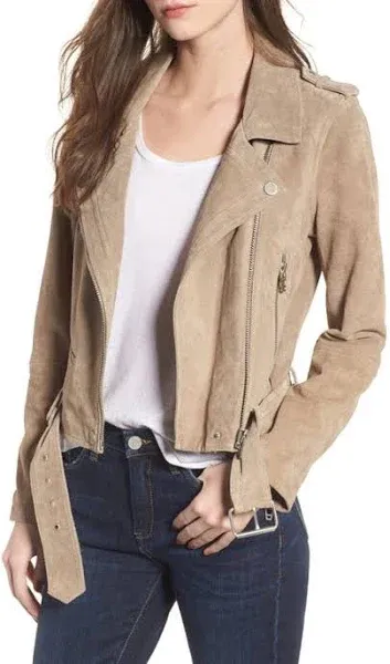 BLANKNYC Suede Moto Jacket