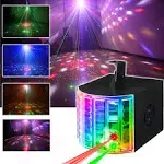 Yiixuyo DJ Party Lights, Disco Lights, Projection Laser Lights, Sound-controlled Stage