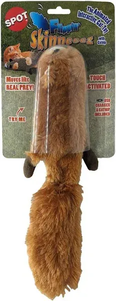 Spot Flippin' Skinnezz Squirrel, Cat Toy