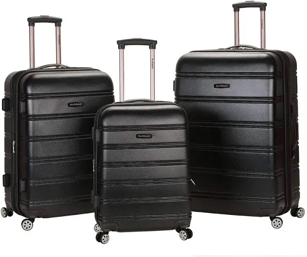 Melbourne Hardside Expandable Spinner Wheel Luggage, Magenta, 3-Piece Set (20...