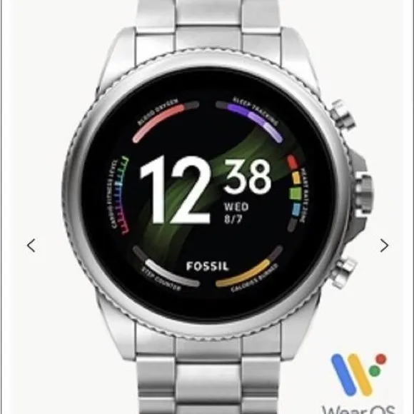 Fossil Men's Gen 6 44mm Stainless Steel Touchscreen Smartwatch