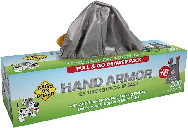 Bags on Board Hand Armor Extra Thick Poop Bags